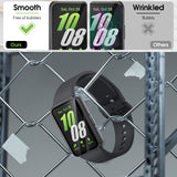 (3 Pack) Orzero Watch Screen Protector Compatible for Samsung Galaxy Fit3, PMMA and PC (Not Tempered Glass) Ultra Thin HD Full Coverage Anti-Scratch